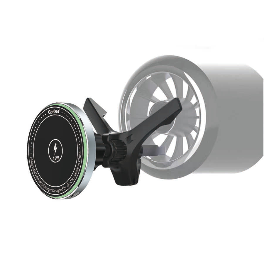 Go-Des GD-WL289 Magnetik Kablosuz Şarjlı 2 in 1 Araç İçi Telefon Tutucu - 5 Go-Des GD-WL289 Magnetik Kablosuz Şarjlı 2 in 1 Araç İçi Telefon Tutucu - 5